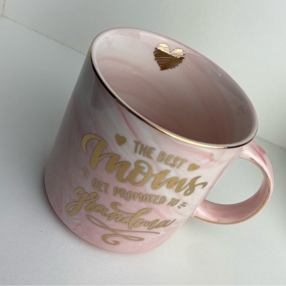 VILIGHT Pink Marble "Best Grandma" Gift Mug - Picture 3 of 5
